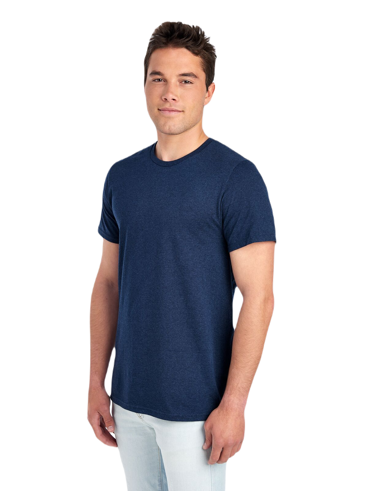 Unisex Sofspun® Jersey Crew T-Shirt - Indigo Heather