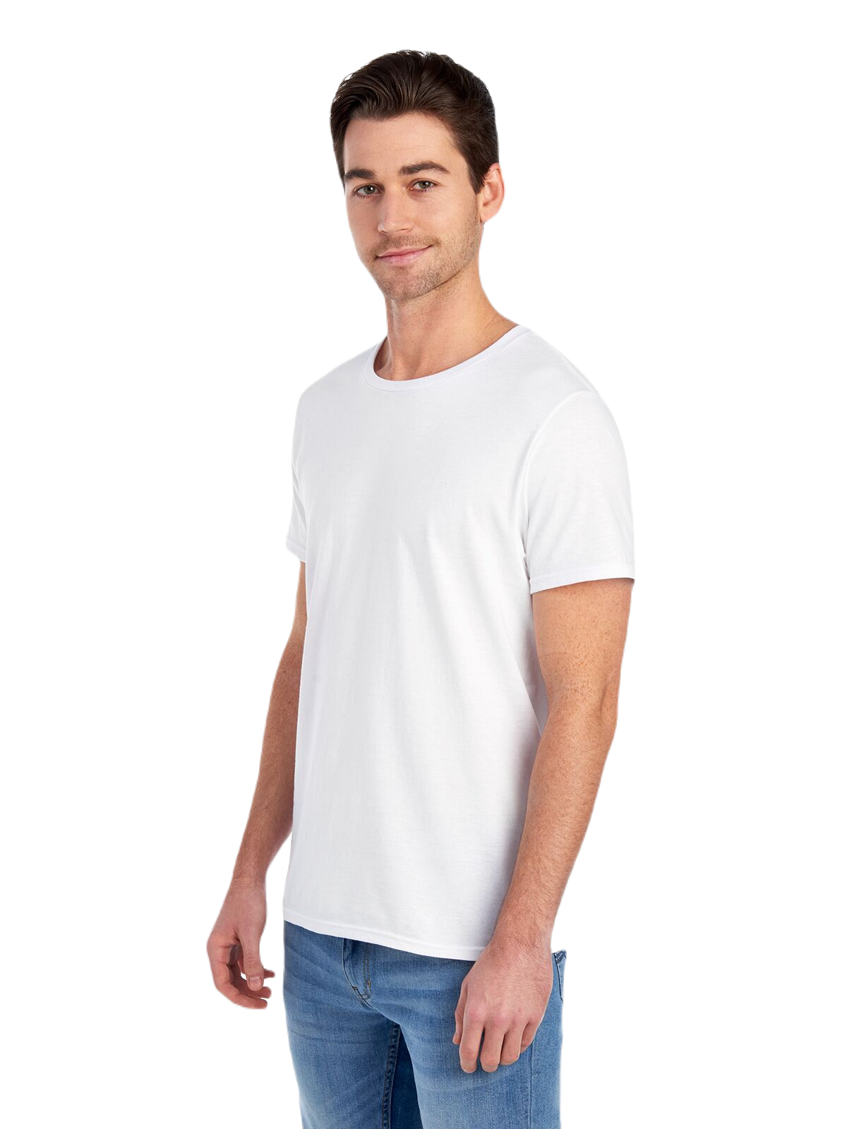 Unisex Sofspun® Jersey Crew T-Shirt - White