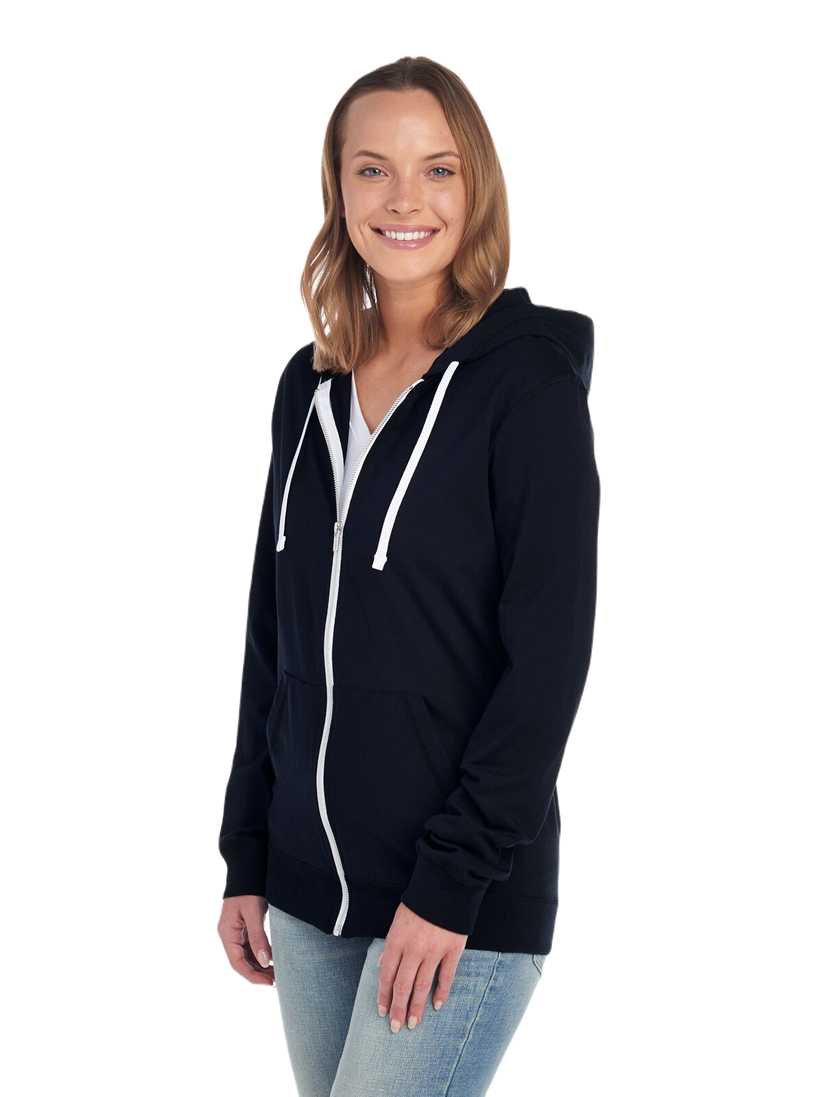 Unisex Sofspun® Jersey Full-Zip - Black