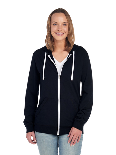 Unisex Sofspun® Jersey Full-Zip - Black