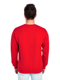 Unisex SofSpun® Crewneck Sweatshirt - Fiery Red