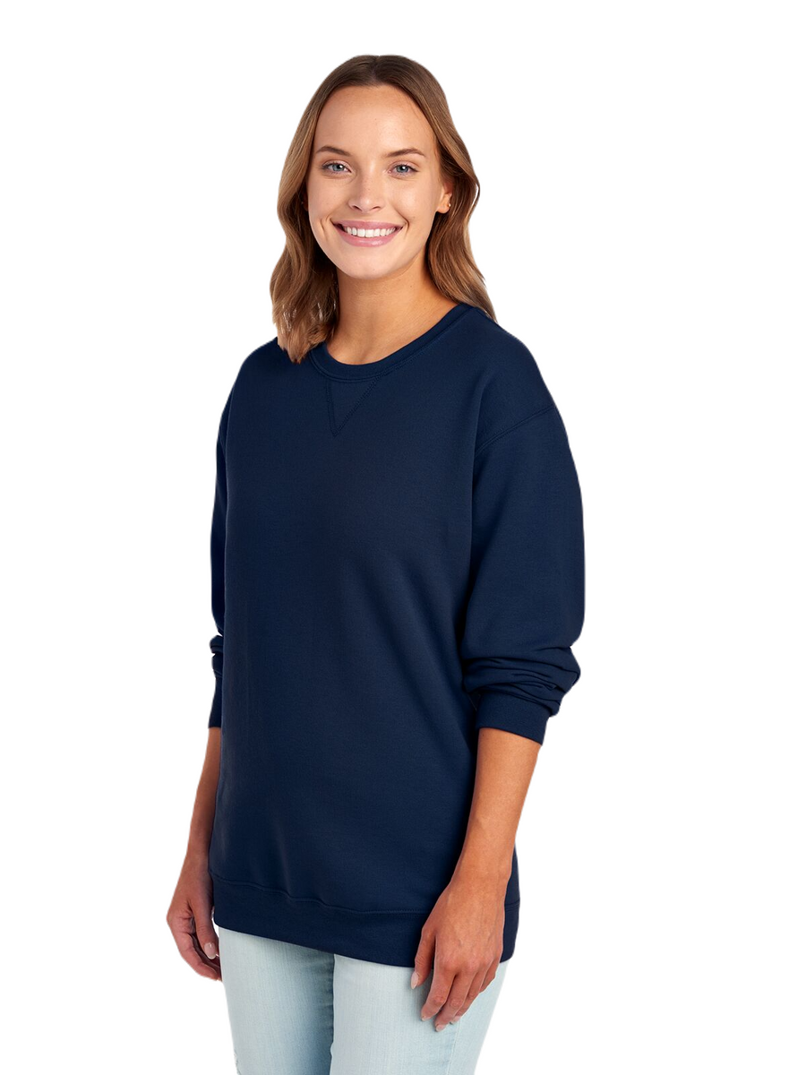 Unisex SofSpun® Crewneck Sweatshirt - J Navy