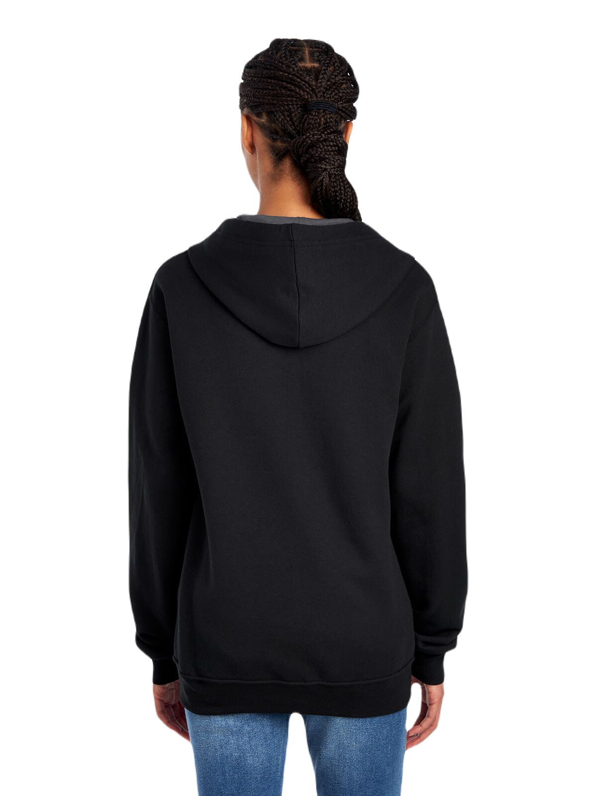 Unisex SofSpun® Full-Zip Hoodie - Black