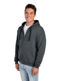 Unisex SofSpun® Full-Zip Hoodie - Charcoal Heather