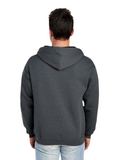 Unisex SofSpun® Full-Zip Hoodie - Charcoal Heather