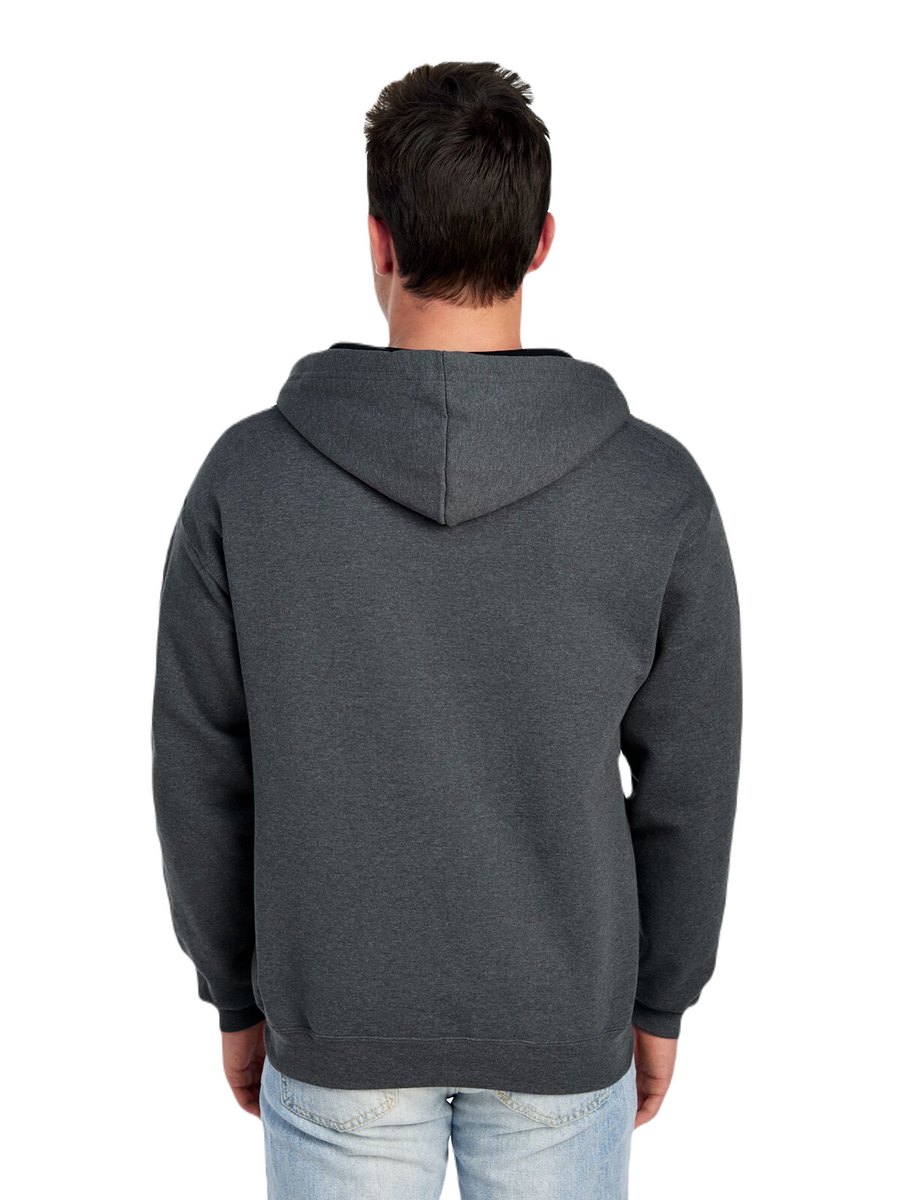 Unisex SofSpun® Full-Zip Hoodie - Charcoal Heather