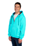Unisex SofSpun® Full-Zip Hoodie - Scuba Blue