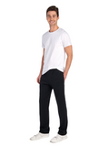 Unisex SofSpun® Open-Bottom Pocket Sweatpants - Black