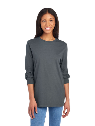 Unisex Sofspun�� Jersey Long-Sleeve T-Shirt - Charcoal Gray