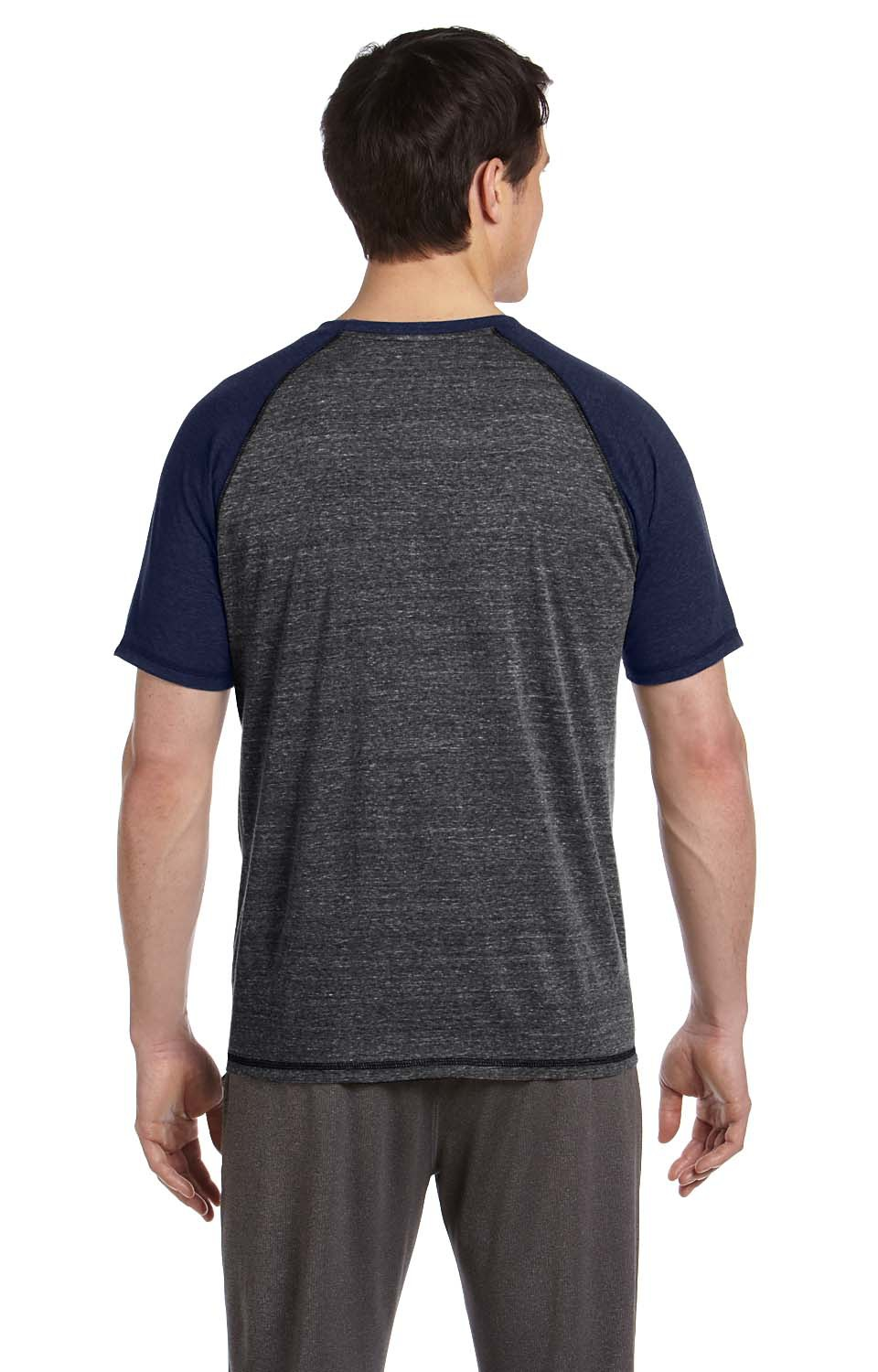 Triblend T-Shirt - Gray Heather / Navy Heather Triblend
