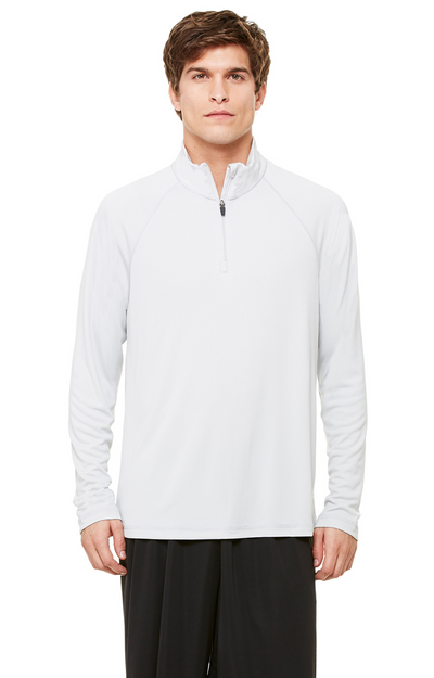 Unisex Quarter-Zip Lightweight Pullover - Sport Silver