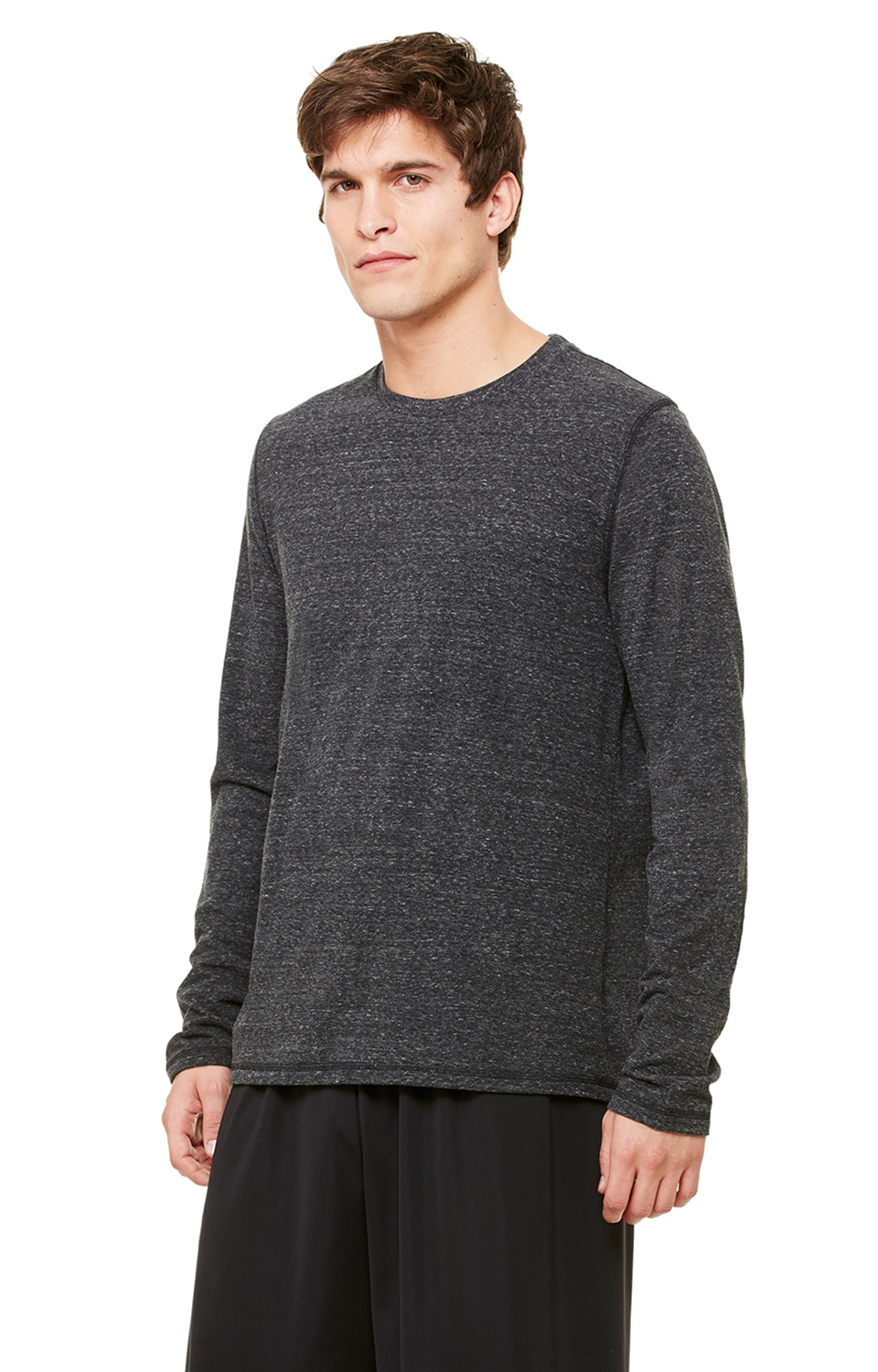 Long Sleeve Triblend T-Shirt - Charcoal Heather Triblend