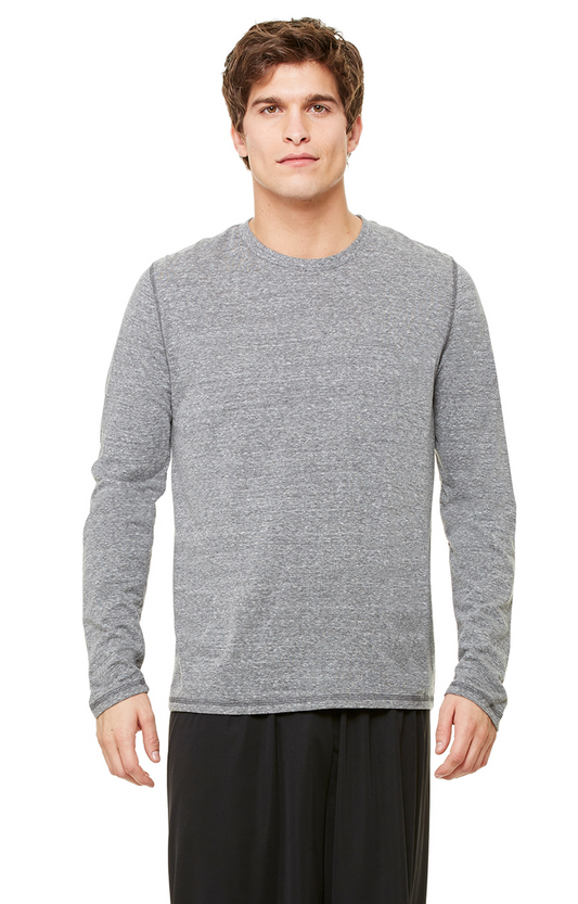 Long Sleeve Triblend T-Shirt - Gray Heather Triblend
