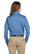 Women's Easy Blend™ Long-Sleeve Twill Shirt with Stain-Release - Nautical Blue