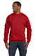 Hanes P1607 - Unisex Ecosmart® 50/50 Crewneck Sweatshirt - Deep Red
