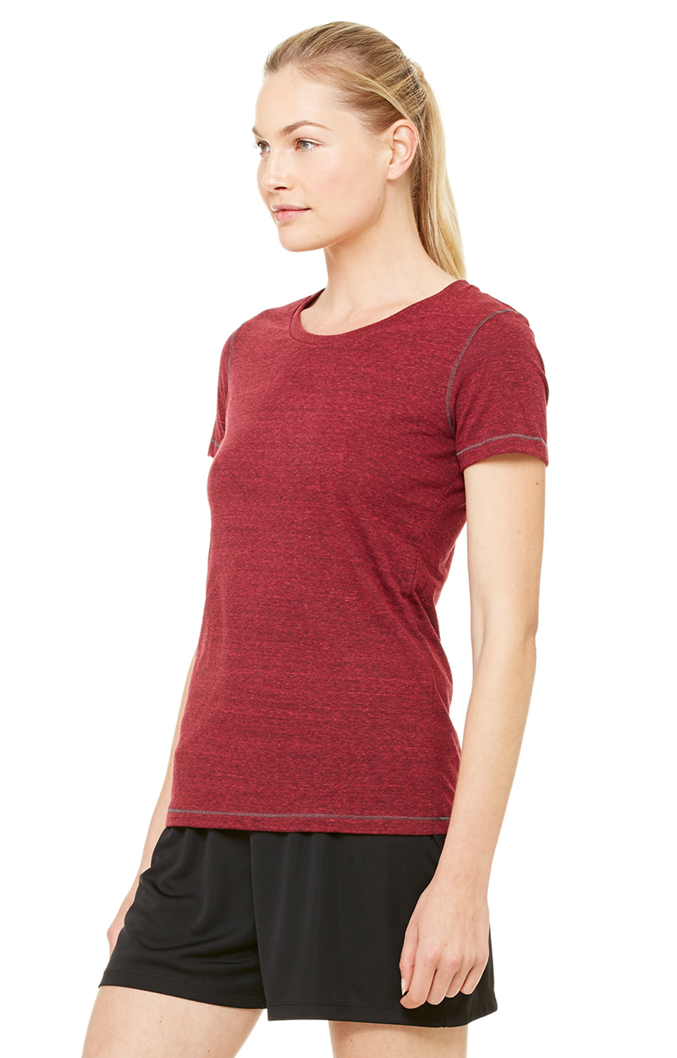 Women's Triblend T-Shirt - Red Heather Triblend