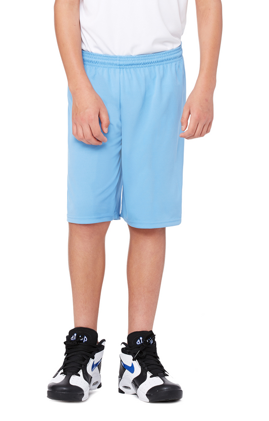for Team 365 Youth Mesh 9" Short - Sport Light Blue
