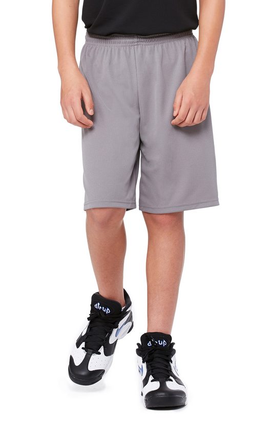 for Team 365 Youth Mesh 9" Short - Sport Graphite