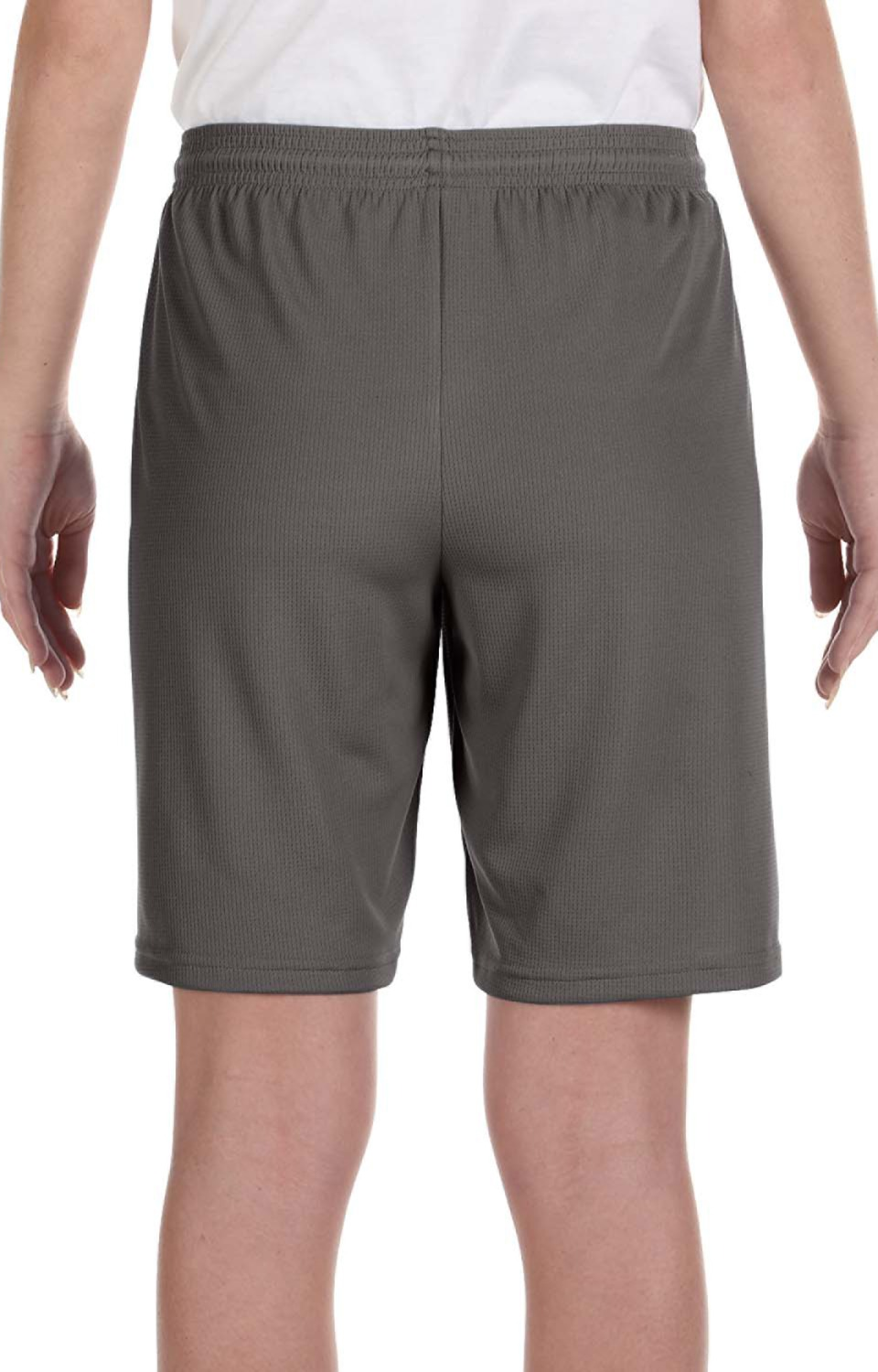 for Team 365 Youth Mesh 9" Short - Sport Graphite
