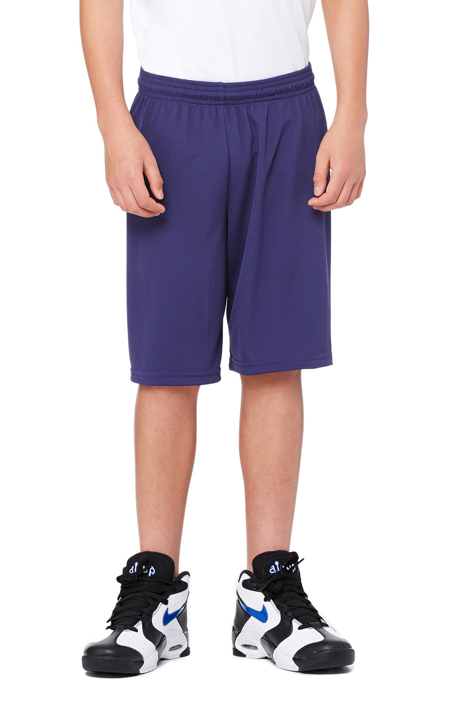 for Team 365 Youth Mesh 9" Short - Sport Navy