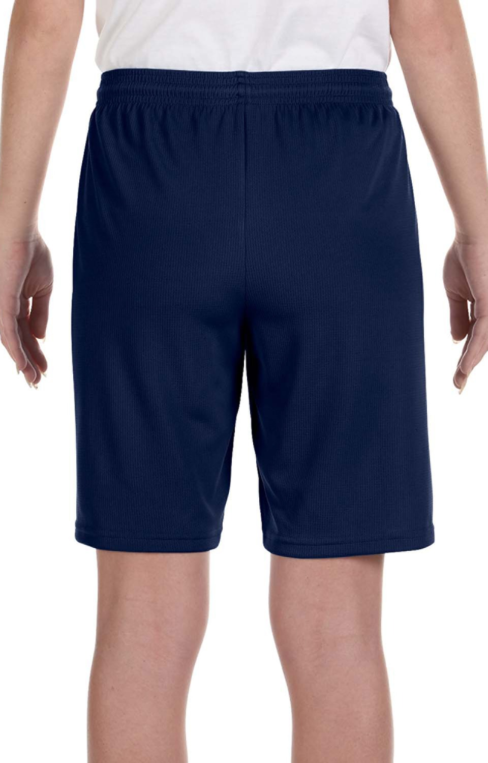 for Team 365 Youth Mesh 9" Short - Sport Navy