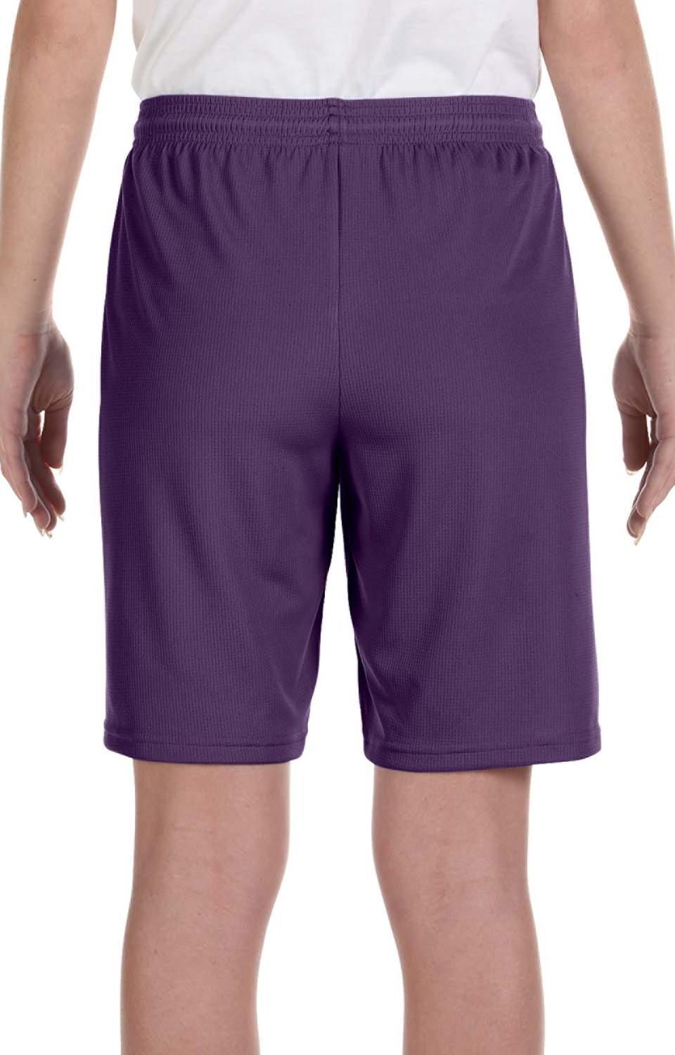 for Team 365 Youth Mesh 9" Short - Sport Purple