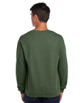 Unisex NuBlend® Fleece Crew - MILITARY GRN HTH
