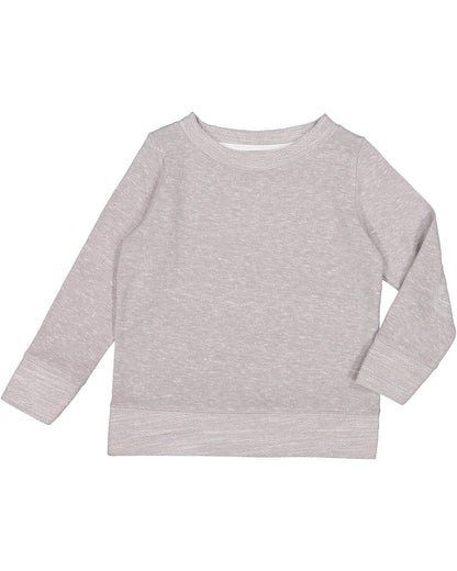 Toddler Harborside Melange French Terry Crew - Gray Melange
