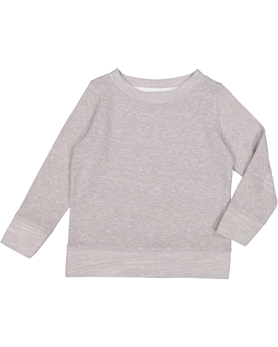 Toddler Harborside Melange French Terry Crew - Gray Melange