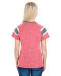 Women's Fanatic Short-Sleeve T-Shirt - Red / Slate / White