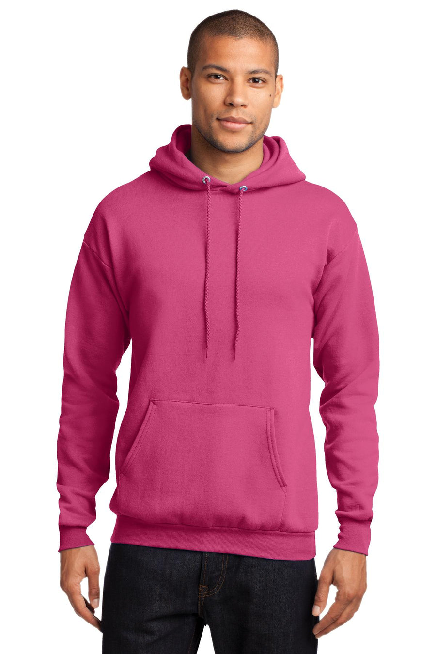 Unisex Core Fleece Pullover Hoodie - Sangria