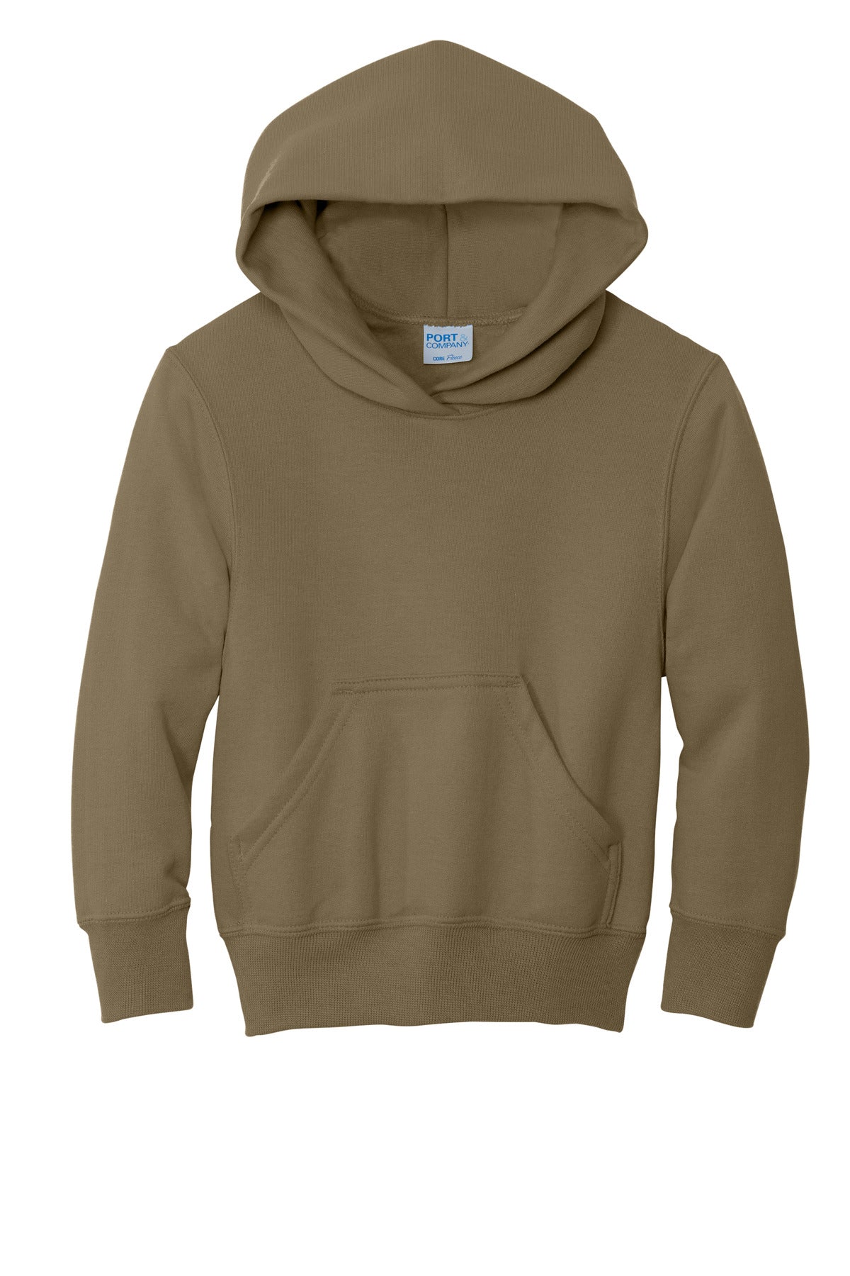 Youth Core Fleece Pullover Hoodie - Coyote Brown