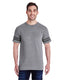 LAT 6937 - Men's Football T-Shirt - Gran Heather / Vintage Smoke