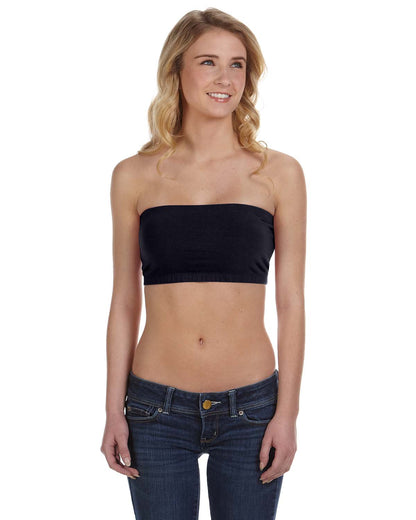 Women's Cotton Spandex Bandeau - Black