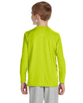 Youth Performance® Youth Long-Sleeve T-Shirt - High Viz Safety Green