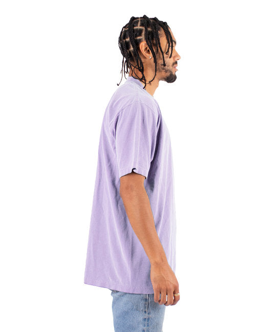 Garment-Dyed Crewneck T-Shirt - Pastel Purple