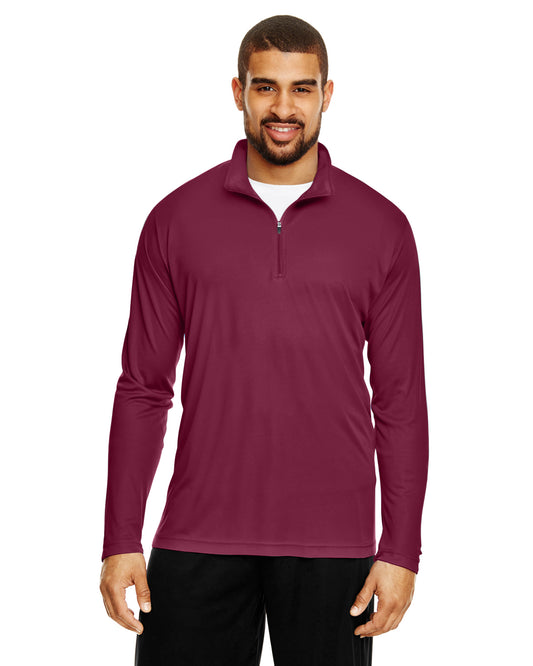 Men's Zone Performance Quarter-Zip - Sport Maroon
