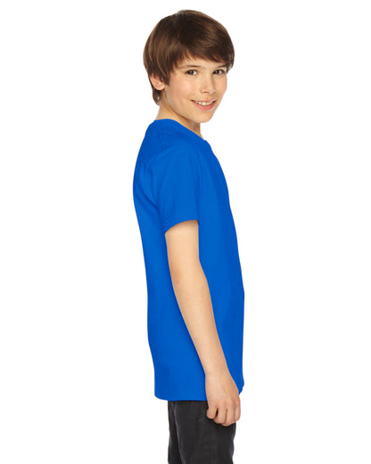 Youth Fine Jersey Short-Sleeve T-Shirt - Royal Blue