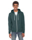 American Apparel F497W - Unisex Flex Fleece Zip Hoodie - Forest