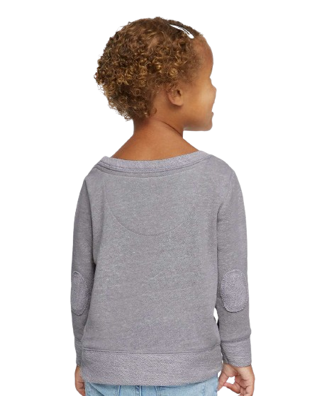 Toddler Harborside Melange French Terry Crew - Gray Melange