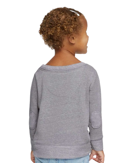 Toddler Harborside Melange French Terry Crew - Gray Melange