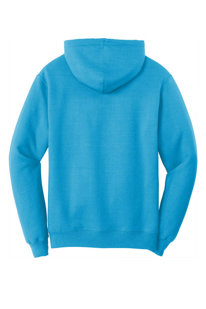 Unisex Core Fleece Pullover Hoodie - Neon Blue