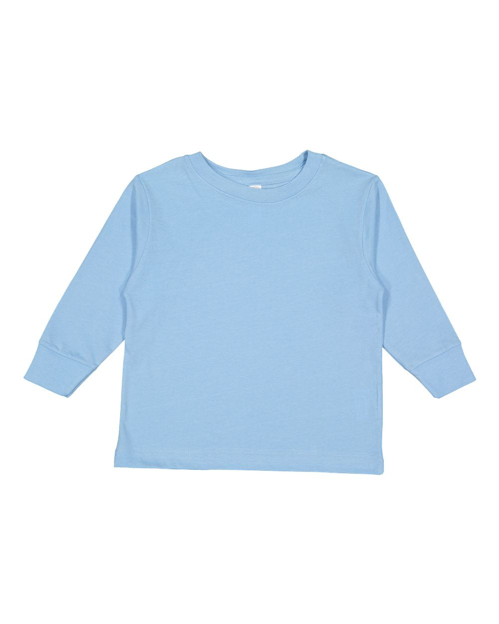 Toddler Long-Sleeve Fine Jersey T-Shirt - Light Blue
