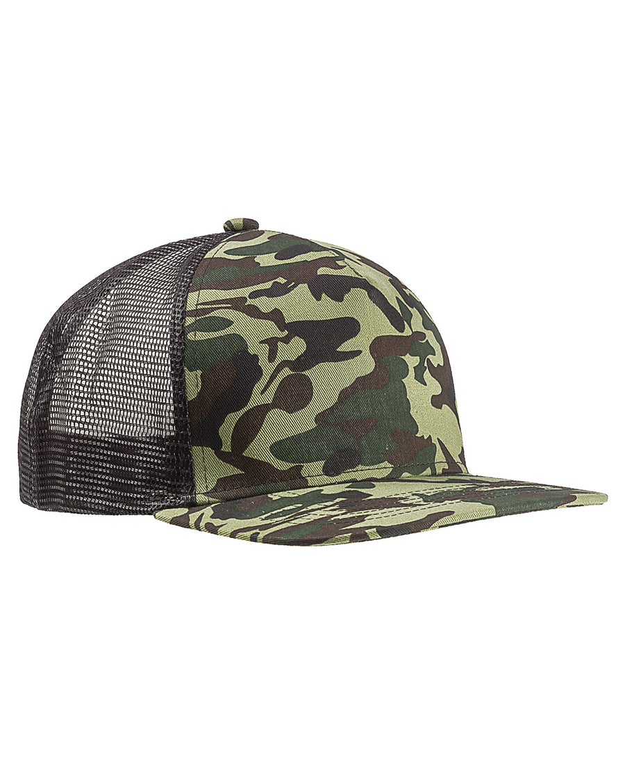 Surfer Trucker Cap - Forest Camo / Black