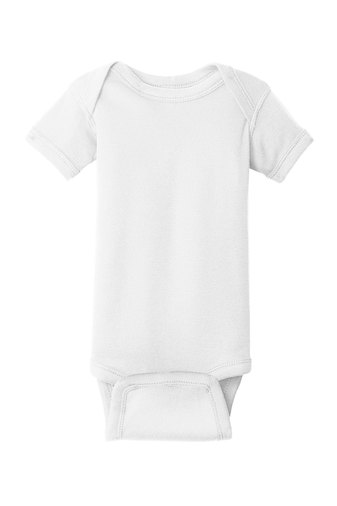 Infant Baby Rib Bodysuit - White