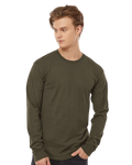 Unisex Heavyweight Long Sleeve Tee - Grape Leaf