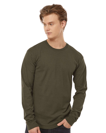 Unisex Heavyweight Long Sleeve Tee - Grape Leaf