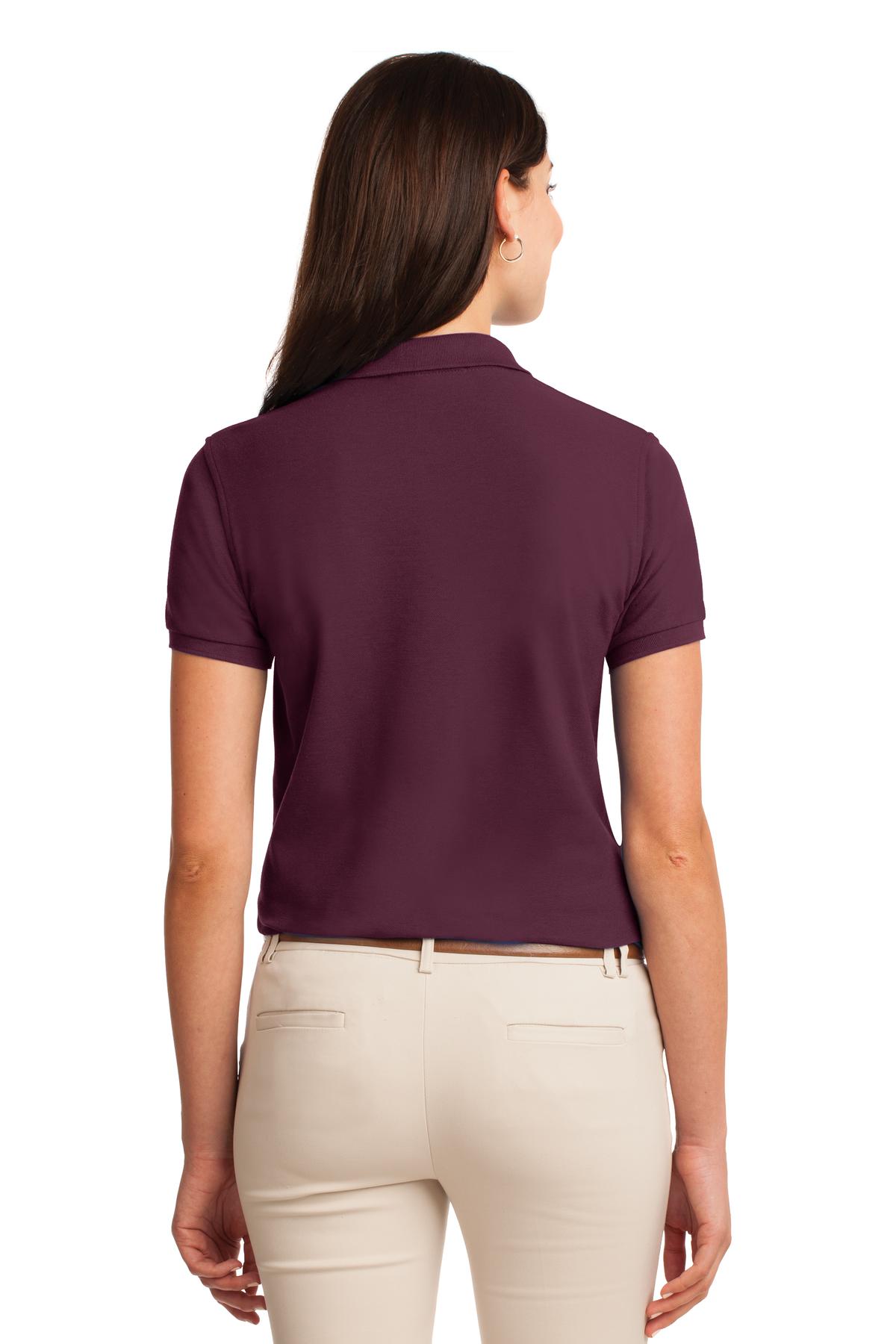 Women's Silk Touch Polo - Maroon