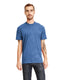 Next Level 6410 - Men's Sueded Crew - Heather Cool Blue
