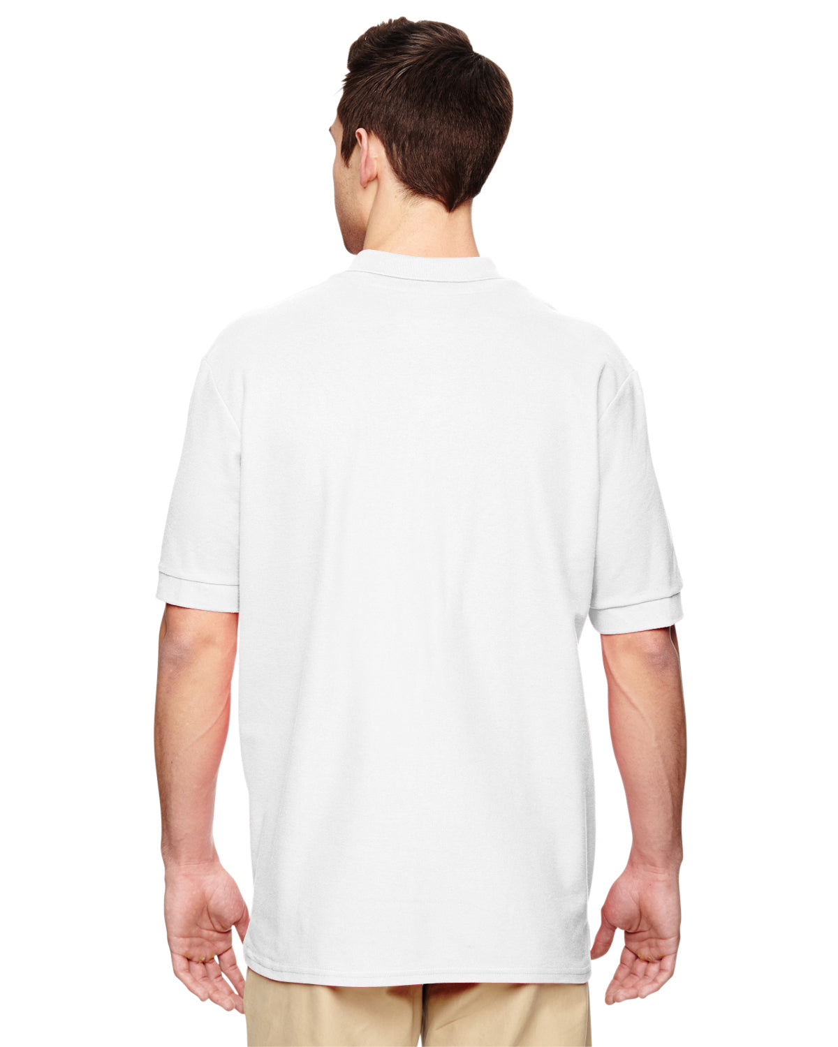 Unisex Premium Cotton®  Double Piqué Polo - White